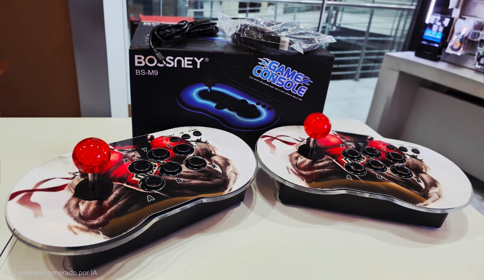 CONSOLA DE JUEGO BOSSNEY BS M9 CON PALANCAS
